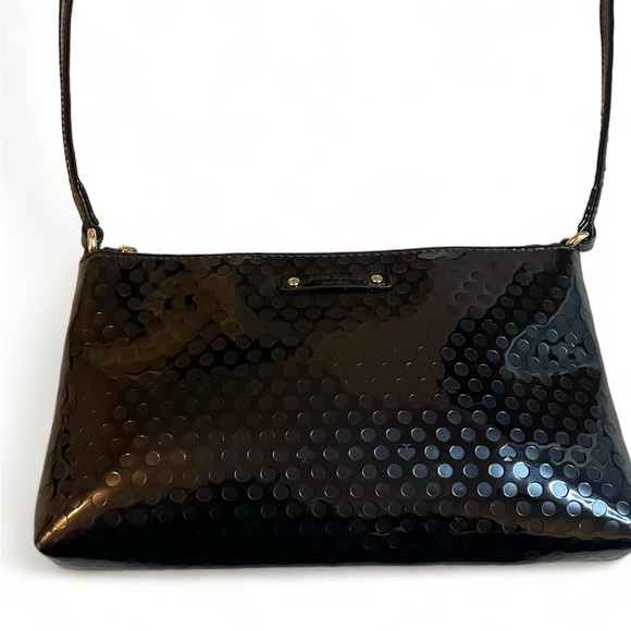 kate spade Handbags - KATE SPADE Purse Amy Beale Street Black Cross Body Bag polka dot crossbody VTG‎